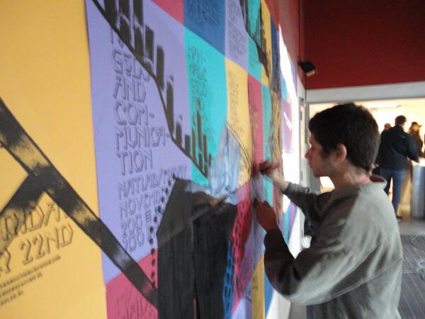 Edgar_Varese's tweet photo. The DAE Natlab poster in progress...Photo EXCLUSIVE to Varese Photography #inyourfacelecorbusier http://t.co/p6QFuMMLXn