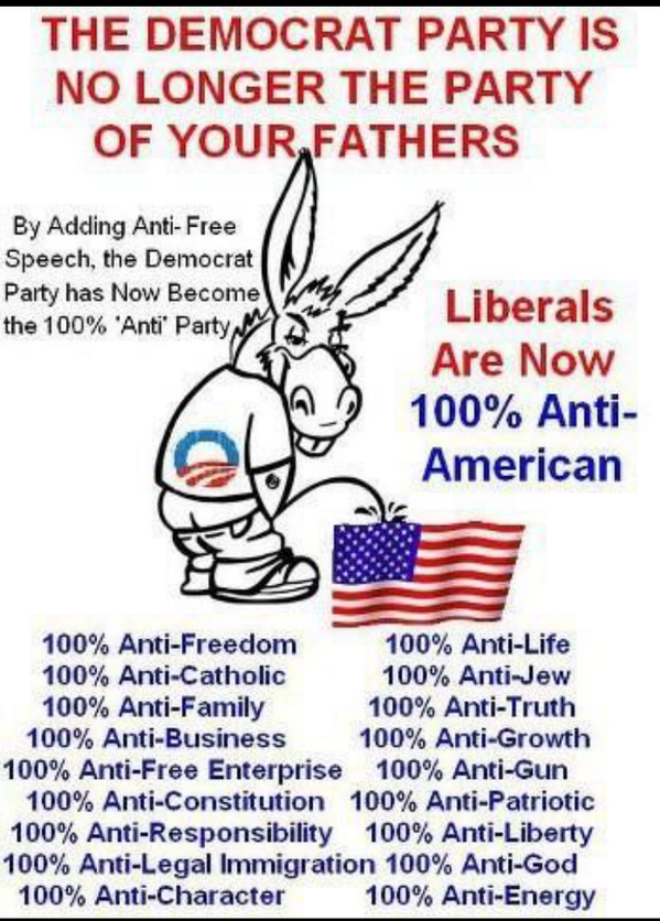 TxRightWing's tweet photo. This is no longer your grandparents Democratic Party, radicals took control 40 years ago. No longer the party of JFK http://t.co/K0dRpazvit