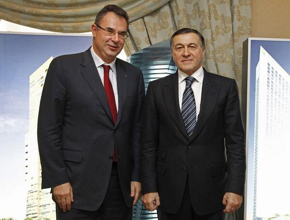 С Александром Базаровым, Сбербанк, после подписания соглашения #crocusgroup #sberbank #crocuscity