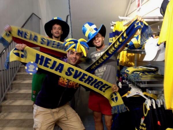 lauratm's tweet photo. Heja Sverige ! http://t.co/ZPyDAtfAfw