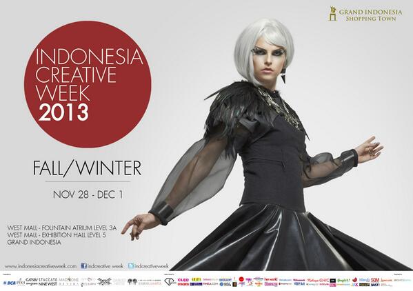 MILESTONEmagz's tweet photo. Fall/Winter Fashion Show @IndCreativeWeek Nov 28 - Dec 1 start 5PM onwards @GrandIndo Don't miss it! http://t.co/Zg617NQTnq