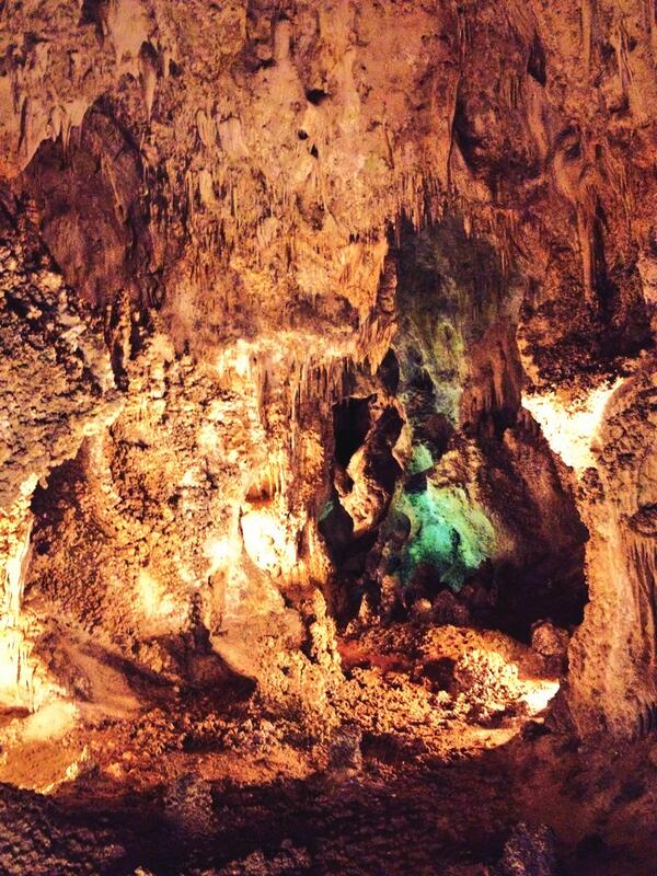jmeucci's tweet image. iPhone pix can't begin 2 capture the scale &amp;amp; beauty of #CarlsbadCaverns but 1 of most humbling #NationParks there is