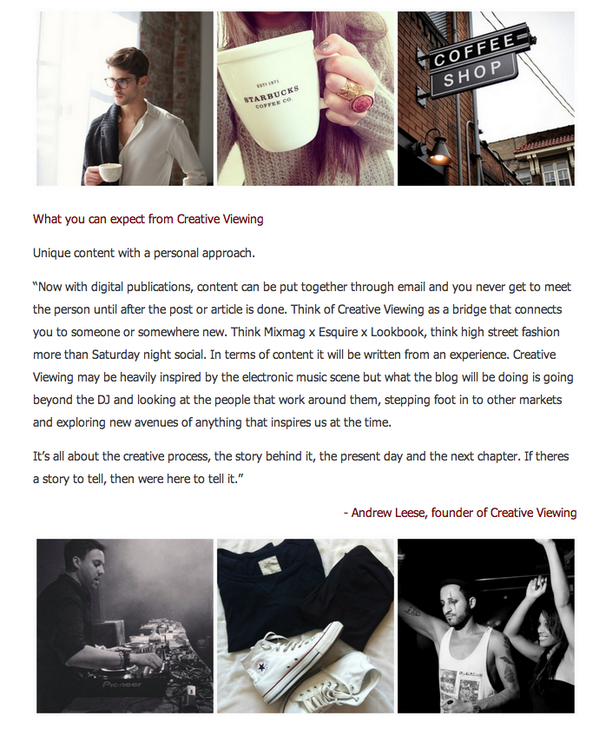 boundmagazine's tweet image. What you can expect from #CreativeViewing