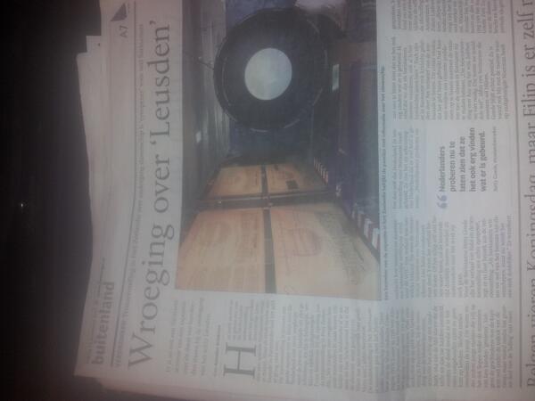 Limburger 15 november
Tentoonstelling slavenschip Leus voor €40.000,-  ook in Suriname. Zij zijn erg dankbaar!
#AvdW