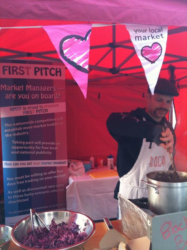mhclg's tweet photo. We're at Tachbrook St hearing about the #FirstPitchUK scheme from @marketsmatter to support new market traders http://t.co/tEnKFAr3CW