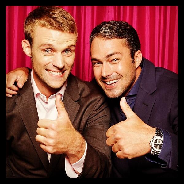 NBCOneChicago's tweet photo. We’re all smiles! RETWEET if you can't wait for tonight’s episode. http://t.co/wItMgYKwpU
