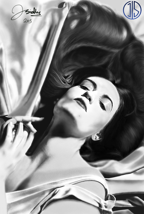 TheFloseum's tweet photo. Digital illustration of @flo_tweet by Indy Sidhu! http://t.co/M6zHpYMkY1”