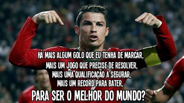 GoncaloAPF's tweet photo. O que é que ele tem de fazer mais? #CR7 http://t.co/1YIPwgwawg