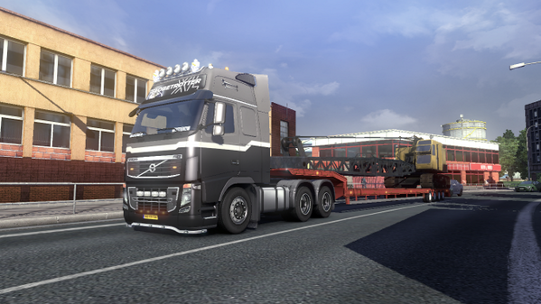 ETS2PICS's tweet photo. New Job Nurnberg-Salzburg #ets2 #oversizedload http://t.co/xcMbKdbrOF