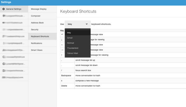 InkyPhishFence's tweet photo. Dig into Settings &amp; get more out Inky! Pick a set of keyboard shortcuts, or assign icons &amp; colors to your #email! http://t.co/gONJ3vufqQ