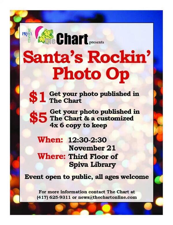 PRSSAMSSU's tweet image. Support The Chart &amp;amp; get a picture with Santa himself!