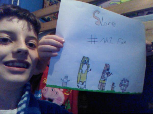 LFCsimmo's tweet image. Hi stampy drew this for you. @stampylongnose