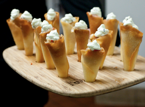 TuliCatering's tweet photo. How about passing around some Lobster Creme Cones at your next big event? #catering http://t.co/oX9m5VyRYU