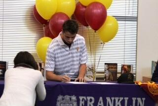6ATxHSBaseball's tweet image. Ryan Hingst, RHP, EP Franklin, signs with Arizona St