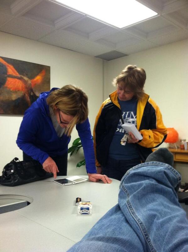 PiConWeb's tweet image. how many old people does it take to work a cell phone?