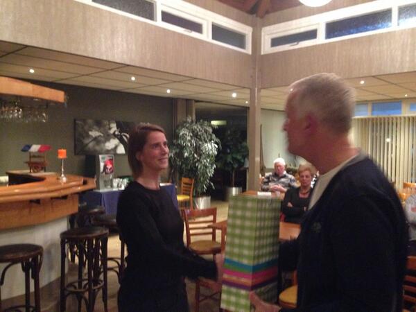 Het bestuur neemt tijdens de ALV afscheid van Egbert en Kyra. Beiden bedankt voor jullie inzet!