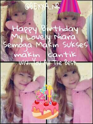 BEXXA_NR's tweet photo. Happy B'day princess ku Moga mkn sukses mkn dewasa dan aku mkn sayang kmu ka @BEXXA_N Wytab #B'day Niara21st :) http://t.co/uhEYrkDmIJ