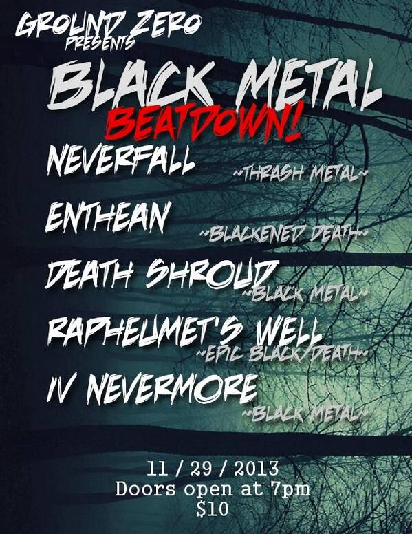 RapheumetsWell's tweet photo. Ground Zero Spartanburg S.C. Fri. Nov 29th! One of our only LIVE performances before recording our debut album \m/ http://t.co/x5rS2Sb4zf