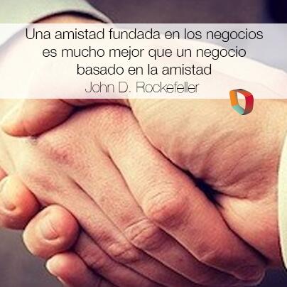Lider Informativo Auf Twitter Frases Una Amistad Fundada En Los Negocios Es Mucho Mejor Que Un Negocio Basado En La Amistad John D Rockefeller Http T Co Dt4tif2wof Twitter