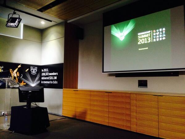 NZWarriors's tweet photo. Along with other 15 @NRL clubs @vodafoneNZ @NZWarriors in Sydney at #MembershipSummit #AllAboutTheFans http://t.co/7DS12wFLuz