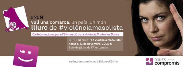 Taula #ViolènciaMasclista / #22N #Xeraco / cc <a href="/DonesCSafor/">Dones CompromísSafor</a> <a href="/CompromisSafor/">Compromís Safor - Valldigna</a> <a href="/CompromisXeraco/">BLOCCompromís Xeraco</a> facebook.com/events/6174800… "