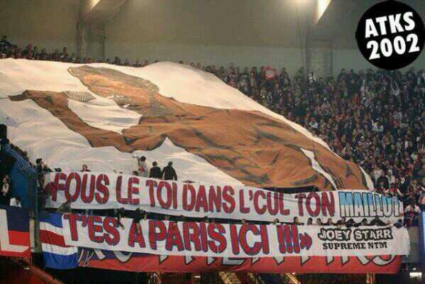 #Authentiks "Fous le toi dans l'cul ton maillot, t'es à PARIS ici !!!" #PSG