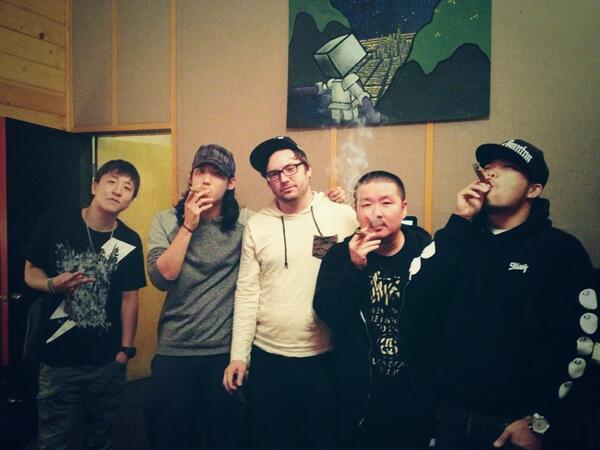 Aziatixeddie's tweet photo. THNX EVERYBODY 4 EVERYTHING! LOVE! “@aziatix: Happy Birthday Eddie!!! We LOVE you!!! #GoodTimez #StudioTime #Cigarz http://t.co/Hyosz48s0F”