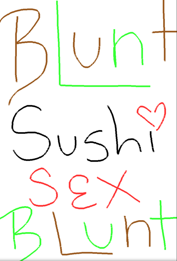 LenaaBABE's tweet photo. Yes please <3 #blunt #sushi #sex http://t.co/G81cmnUaM9
