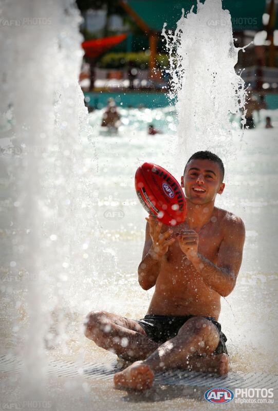 AFLphotos's tweet photo. 2013 #AFLDraft prospect @salem1507 cools down at Dreamworld today http://t.co/H6ksWRGoOJ