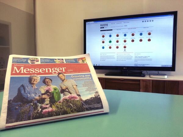 LitheLike's tweet image. Today we were on the front page of the @messengernews for our #sharensave website. #Adelaide #webdev #lithelife