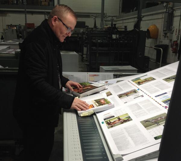 weatherbysltd's tweet photo. Our 2014 #StallionBook being checked on press last night. 1st copies due soon. Available from http://t.co/40YruP8ani http://t.co/4bYlBIM93k
