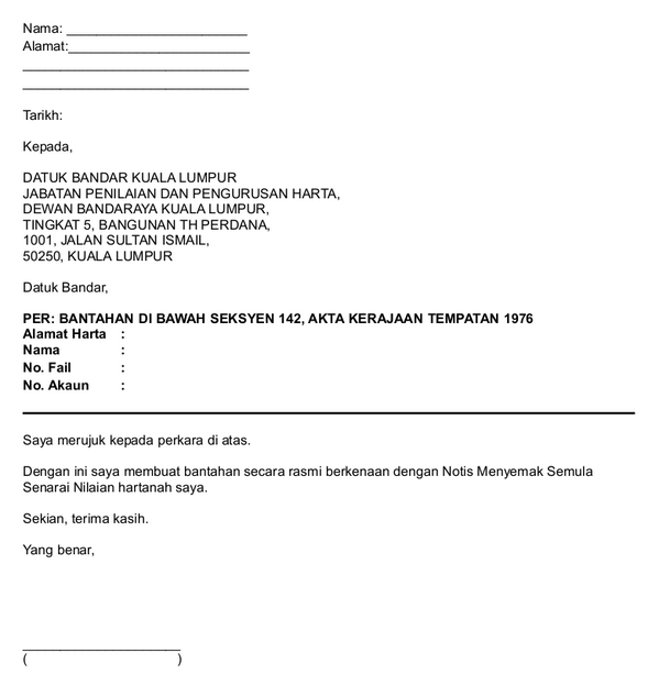 Format Surat Rasmi Kepada Kwsp - Surat R