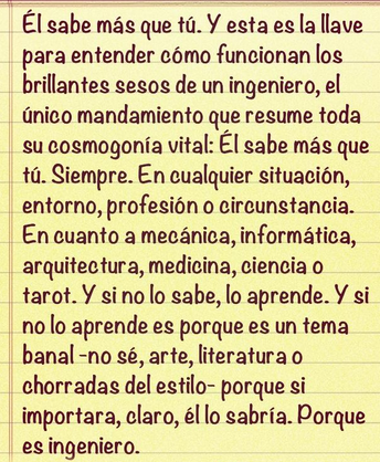 ingeniero_boss's tweet photo. Un ingeniero siempre es mejor que los demás
(Fuente: http://t.co/Mt7FLtqYQK) http://t.co/wfw1KLXvUe