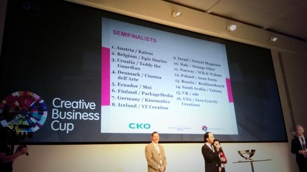 PackageMedia's tweet image. We are in the semi-final on the Creative Business Cup! #cbc_cup