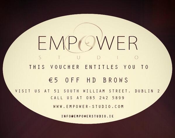EmpowerMakeup's tweet image. We have a special voucher just you show it to us on your phone or show it to us on your phone to save money! RT!