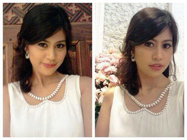 Cindyfebriani86's tweet photo. Makeup n hairdo #ByCF @sassonda #viaUberSocial http://t.co/v1F5wXhSW7