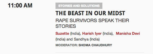 KanchanGupta's tweet photo. Shows what frauds preachy sanctimonious Left-liberals are. RT @gkjohn: And this was a session at #Think2013 http://t.co/CS9BAIAjXq