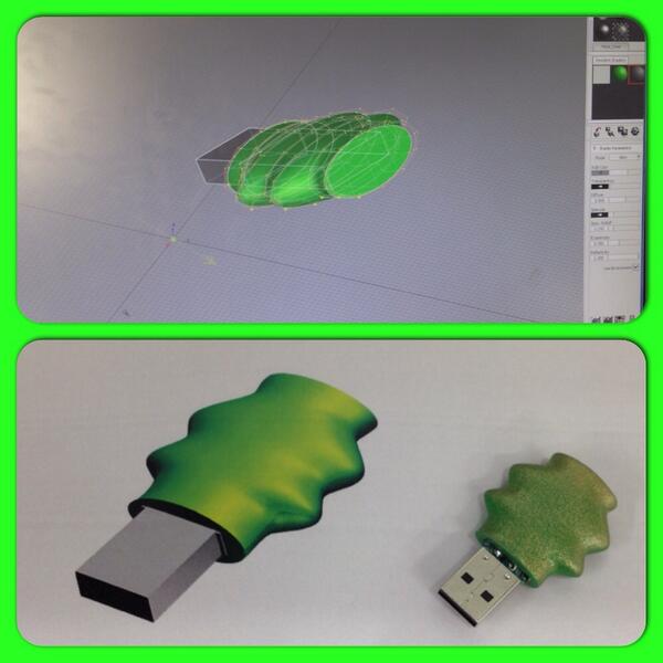 KELKAVV's tweet image. Feeling pretty good! Hand in time.. #ProductDesign #USBDesign #Green #Alias #3DPrint