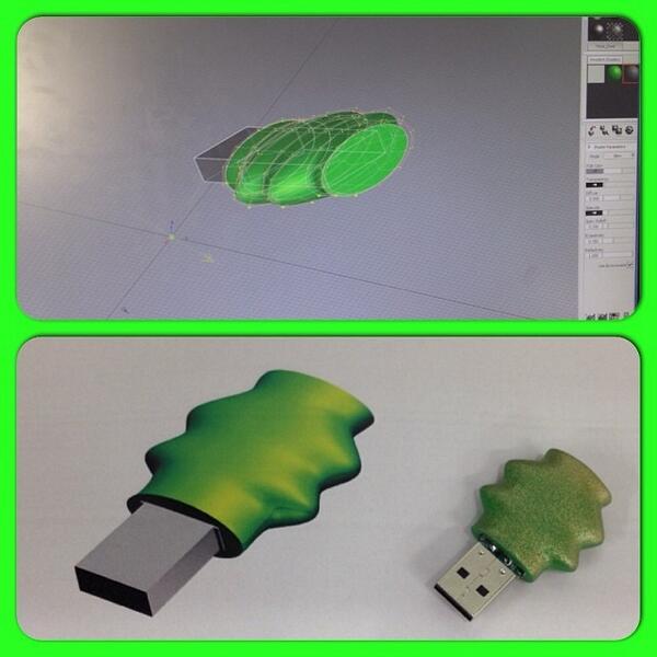 Best3dprint's tweet image. @kelkavv | Feeling pretty good! Hand in time.. #ProductDesign #USBDesign #Green #Alias #... ift.tt/Ig8qy8