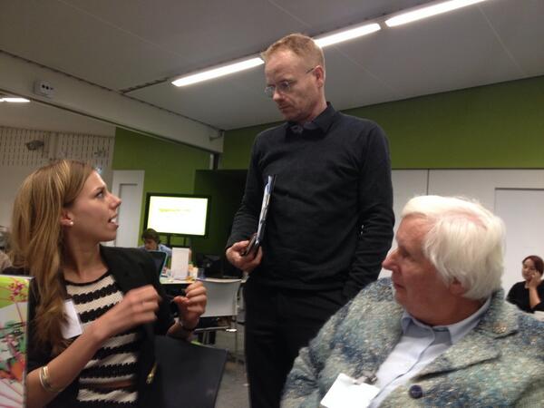 fmakkinga's tweet image. Eerste gesprek met een lid van de #jury van de  @TheHealthyApple over de #tabletapp team 1 @Rijnstate