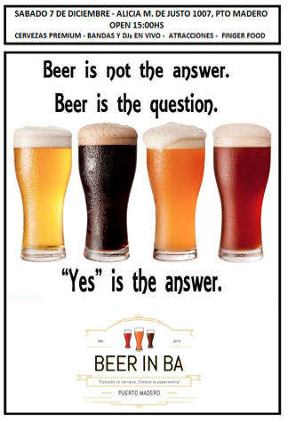 Te invitamos #BeerInBA