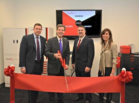 NotSamBrownback's tweet photo. Cut this ribbon like school funding. #BrownbackAchievements http://t.co/BwZMqe3FKI