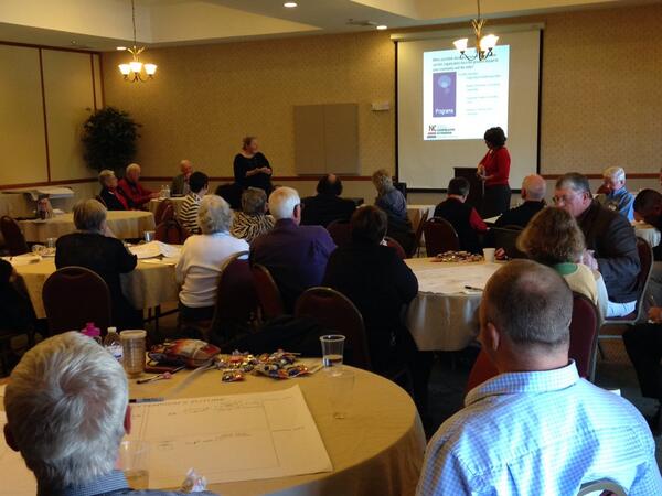 NCCESDrZ's tweet photo. NCCES State Advisory Council providing input to help shape Extension's future http://t.co/Vare6pnOLw