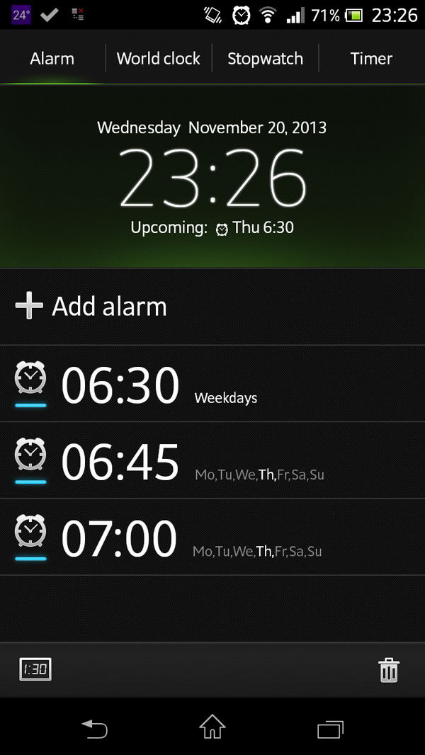 Overslept almost ever morning for the last few weeks but I WILL wake up tomorrow! Night night :)