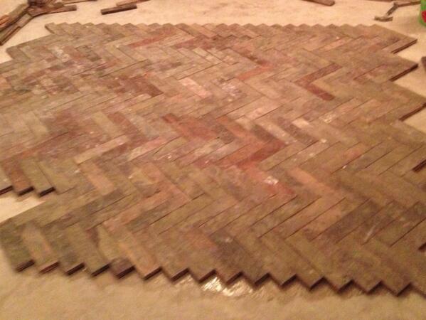 Slowly coming along! #parquet #kneesshot