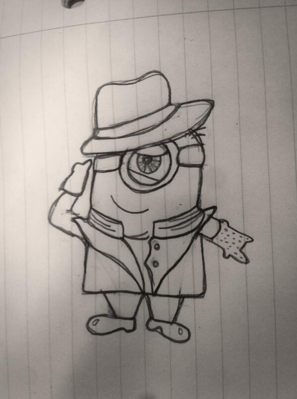 _pinkframes_'s tweet photo. “@HeyySoose: @_pinkframes_ a minion dressed as Michael Jackson”

I tried 
shrugs* http://t.co/TuYXVjfkNd