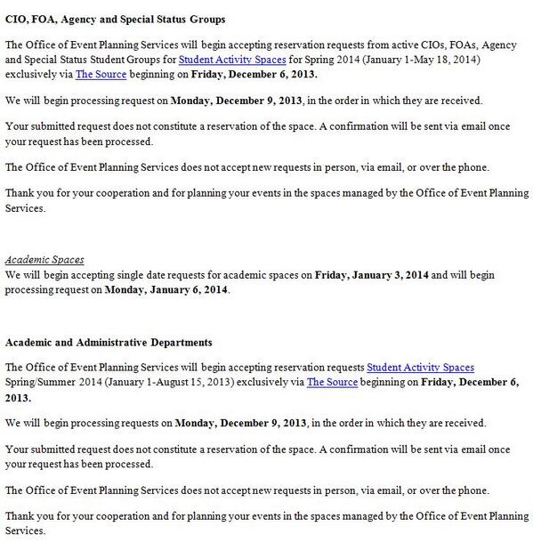 Reservation Request for Spring 2014! Please contact reservenewcomb@gmail.com with any questions.