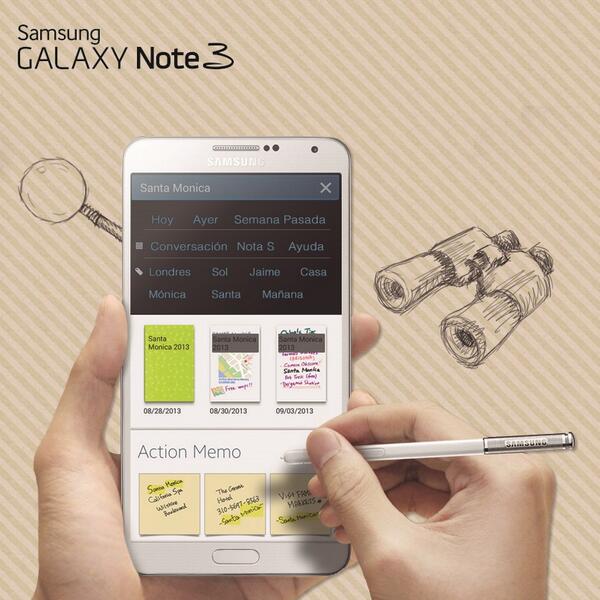 SamsungMaroc's tweet photo. Avec #SFinder , effectuez des recherches dans vos notes manuscrites sur votre #GalaxyNote3 http://t.co/qoGbTHQTqo