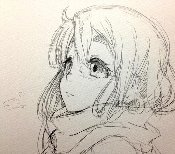 何ヶ月ぶりかシャーペン握った。デジタルじゃ絶対表現できないものがある気がする 