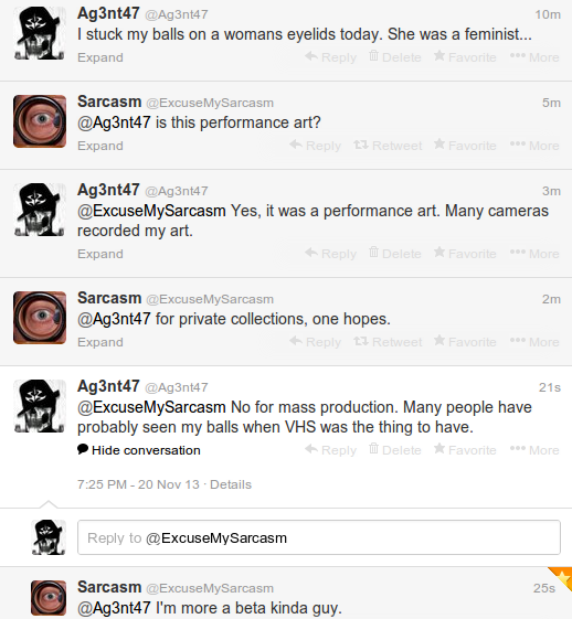 I'm softly trolling today.